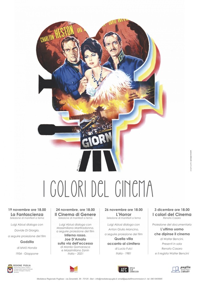 “I COLORI DEL CINEMA” - rassegna dal 19 novembre al 3 dicembre 2021